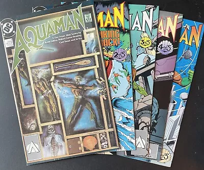 AQUAMAN #1 #2 #3 #4 #5 Complete Set! Limited Series (DC 1989) DCU Movie! • $5.99