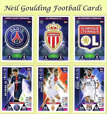 Topps Champions League MATCH ATTAX 2018-2019 ☆ Football Cards ☆ #271 To #324 • £0.99