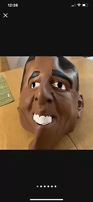 2008 Halloween President Barack Obama Rubber Latex Adult Disguise Mask Good • $13.90