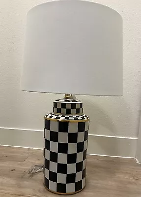 Mackenzie Childs INSPIRED Checkered Lamp - NWT • $275