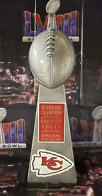 2024 Kansas City Chiefs Super Bowl LVIII Championship Lombardi Trophy • $60