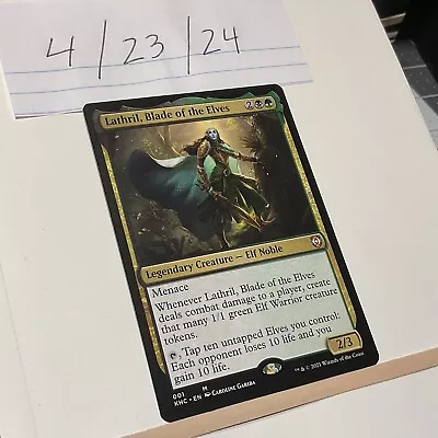 Lathril Blade Of The Elves Legendary Creature Mythic Commander Kaldheim#001 • $2.50