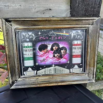 Pink Floyd Maple Leaf Gardens 1973 Framed Photo Art Rock 13”x 9 7/8” READ DESC! • $9.60