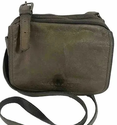 Liebeskind Berlin Crossbody Shoulder Bag Small Triple Zip Distressed • $38.99