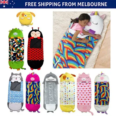 2023 NEW Large Size Kids Sleeping Bag Pillow Stuffed Toy Play Camping 135-180cm • $24.95