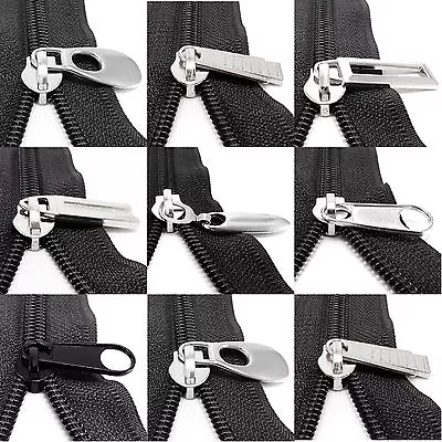 £1.99 • Buy Slider Pull For PVC Spiral Zip Zipper Puller Repair Replace Kit
