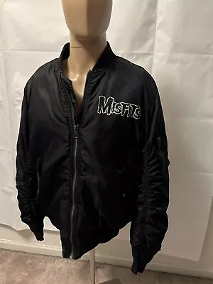 Divided MISFITS Jacket Fiend Jacket Men’s Medium Bomber Jacket Outstanding! • $99