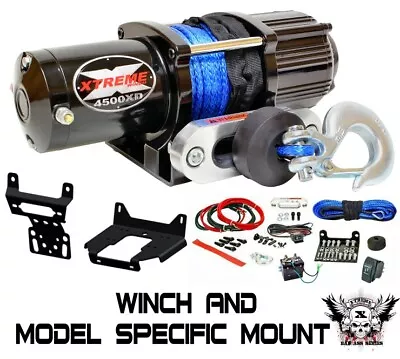 4500lb Xtreme Winch 14-24 Polaris Rzr/rzr 4/general 900/1000/turbo Rxr Razor Hd • $239.99