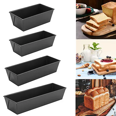 S-XL Non-Stick Loaf Tin Baking Pan Bread Loaf Cake Oven Tray Tin Deep Rectangle • £8.03