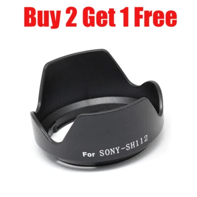 $14.99 • Buy Jeno SH112 Lens Hood For Sony E 18-55mm F/3.5-5.6 OSS, 35mm F/1.8