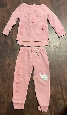 Girls Disney Junior Minnie Mouse 3T Set Pink • $8.99