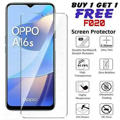 Gorilla Tempered Glass Screen Protector For Oppo A11 A16s A16e A55 A77 A8 A15 A9 • £2.99