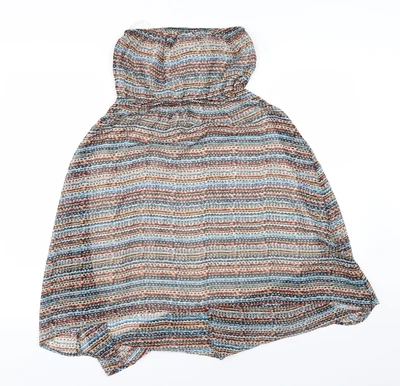 £8 • Buy Bershka Womens Multicoloured Fair Isle Polyester Shift  Size M  Sweetheart   