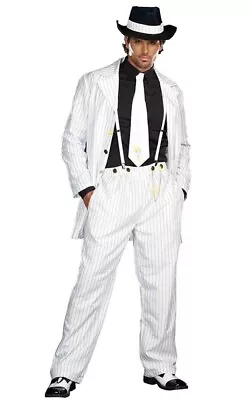 Zoot Suit Riot Gangster Adult Fancy Dress Halloween Costume • £52.05