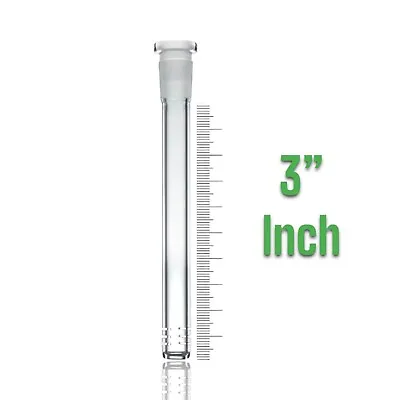 Glass Downstem For Hookah Bong Water Pipe Replacement Diffuser Down Stem 3” INCH • $10.99