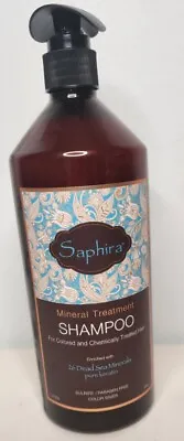 Saphira Mineral Treatment Shampoo For Color & Chemical Treated Hair 1L/34 Fl Oz • $54