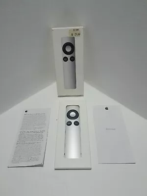 $25 • Buy Genuine Apple A1294 Remote For TV IPod IMac MacBook Pro Silver