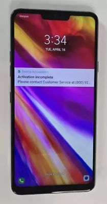 LG G7 ThinQ 64GB Gray LM-G710VM (Verizon) GSM World VG4164 • $49.95