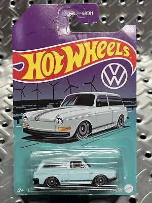 2022 Hot Wheels Custom '69 Volkswagen Squareback HW Volkswagen Series 2/8 Blue • $4.95