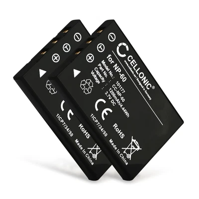 £24.90 • Buy 2x Replacement Camera Battery For Toshiba PDR-5300 Camileo P30 Allegretto 5300 