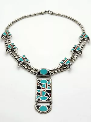 Southwest Style Native American Zuni Style Vintage Turquoise Style BoHo • $48