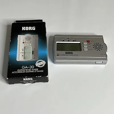 Korg Guitar And Bass Tuner GA-30 • $39.99