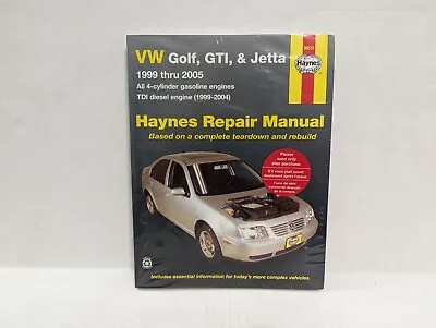 1999-2005 VW Golf GTI Jetta Gas & TDI Haynes Repair Service Workshop Manual 708X • $30.70
