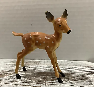 Vintage Christmas? Plastic Deer  Fawn - Made In Hong Kong • $10