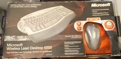 Microsoft Wireless Laser Desktop 6000 Comfort Curve Keyboard • $69.99