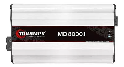 TARAMPS MD 8000 1 Ohm Amplificador MD8000 HD8000 8K 8000.1 Taramps Amplifier.!. • £351.56