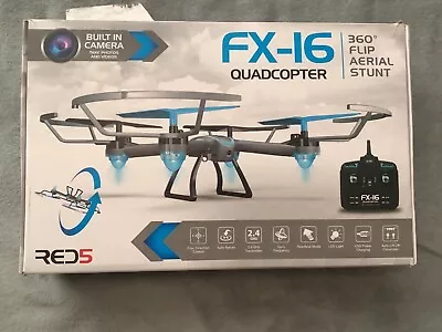 FX-16 Quadcopter Red 5 With Built In Camera • £25