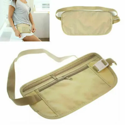 New Travel Waist Hidden Pouch Security Money Waist Belt Sport Fanny Pack Bag US • $6.99