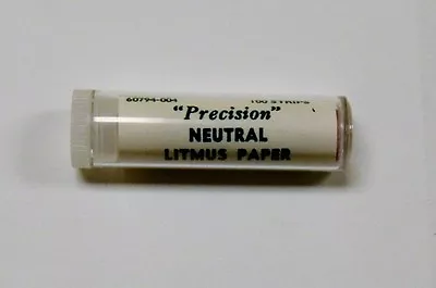 VWR Scientific Precision Neutral Litmus Paper Vial Of 100 Strips. • $4