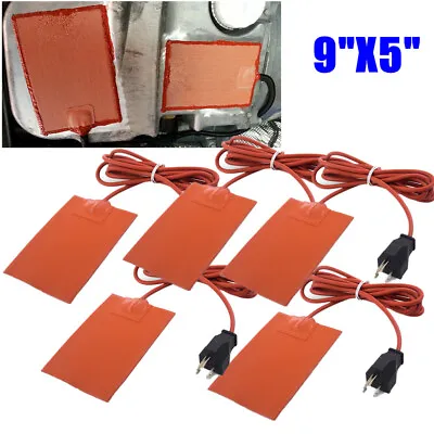 5xCar Engine Oil Pan Sump Tank Heater Electric Heating Pad 110V 120W Winter Tool • $51.74