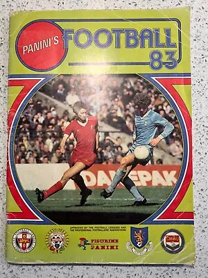 Panini 1983 Football Sticker Album 100% Complete - Very Good Condition See Notes • £125