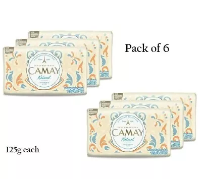 6x Camay Natural Soap Bar 125g  • £12.99