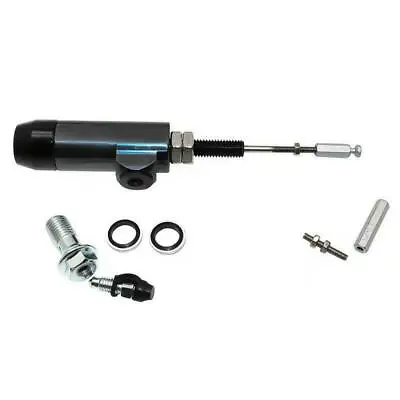 Black Motorcycle Aluminum Hydraulic Clutch Slave Master Cylinder Rod Brake Pump • $26.59