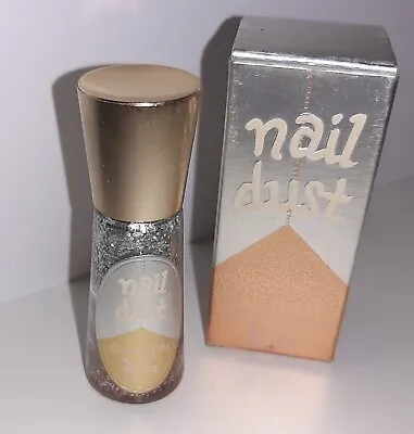 Charles Of The Ritz Nail Polish Dust Vintage 50s Box And Empty Bottle SILVER B • $8