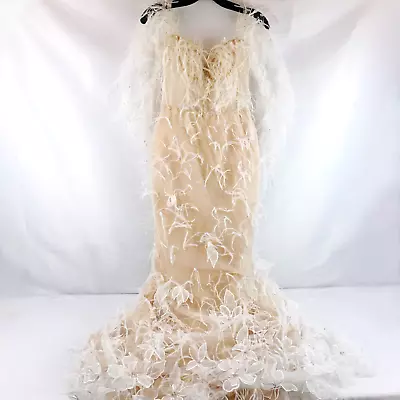 Liz Martinez Judie Mermaid Wedding Dress Ivory - FCM328 • $2500