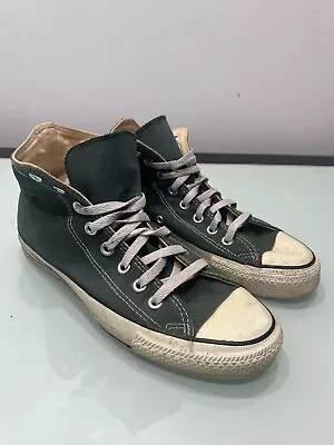 Vintage Converse Chuck Taylor All Star High Top Green Made In USA Size US 7 • $80