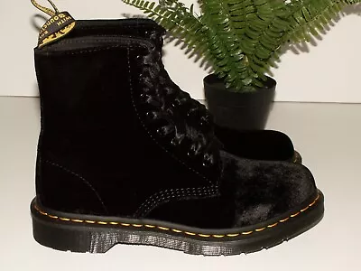 Dr. Martens 1460 PASCAL VELVET Boots 8-eyelet UK 5 EU 38 US 7 • £149