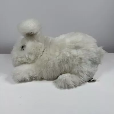 Ditz White Rabbit Realistic Plush Stuffed Animal Posable Ears 15  The Hen House • $40