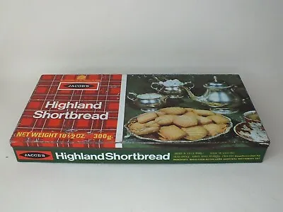 Vintage Biscuit Tin Jacob’s Highland Shortbread 1960s Retro • £8.99