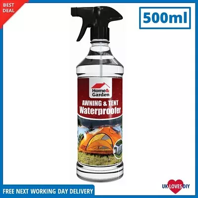 H&G Water Proofer Spray Waterproofing Sealant Awning For Wet Tent Canvas • £6.98