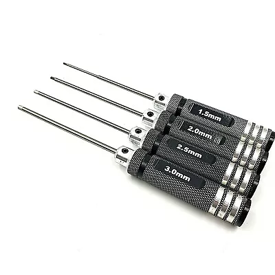 £13.94 • Buy Professional RC ToolKit 4pc Allen Key Screw Driver Set 3mm 2.5mm 2mm 1.5mm BLACK