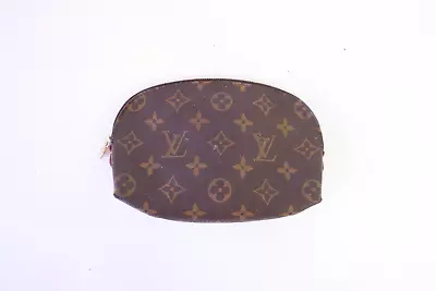 £124.01 • Buy Authentic Louis Vuitton Monogram  Brown Cosmetic Pouch Bag #16236