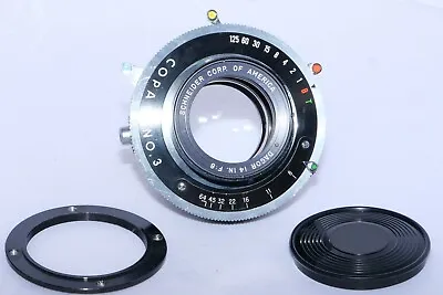 Schneider Gold Dot  Dagor 14  F/8 Lens In Copal #3. Cover 12x20. Deardorff Toyo • $1675