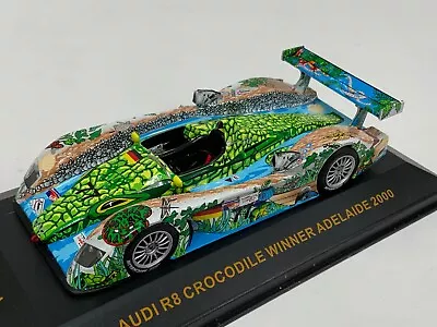 1/43 IXO Audi R8 Team Joest Crocodile Winner 2000 Adelaide Car #77 GTM001 CS2164 • $39.95