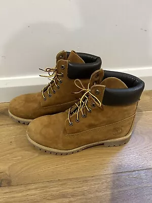 Timberland Mens Boots Nubuck/beige Us Size 9.5 • $150