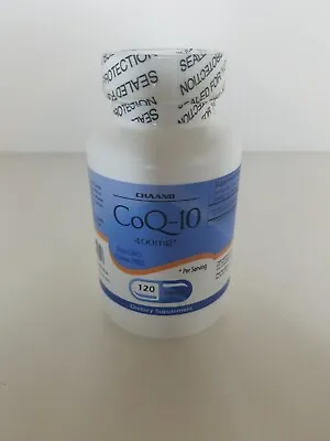 CoQ-10 CoEnzyme Q-10 400mg Serving - 120 Capsules Coq10 - Exp. 1/26 • $15.87